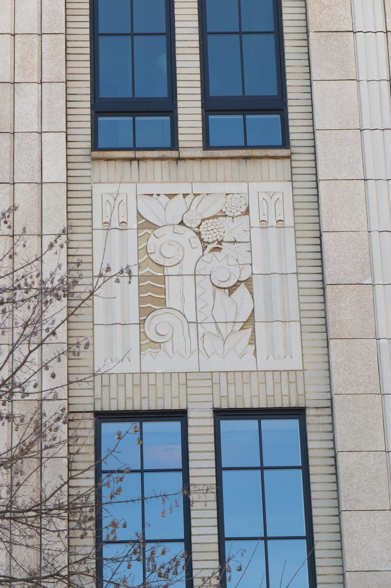 photo of the art nouveau Kress building in Durham NC