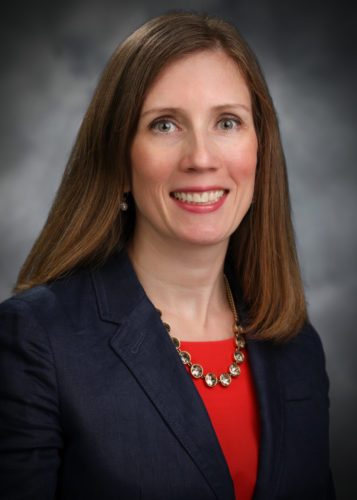 portrait of a woman with a studio background