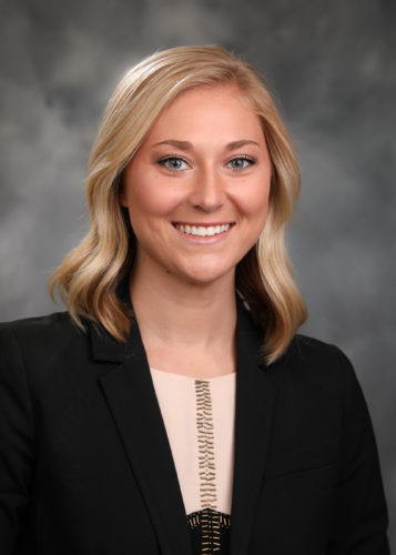 portrait of a woman with a studio background