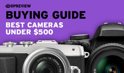image of cameras and text for 'Buying Guide' on DP Review website